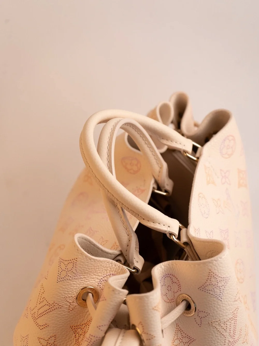 Louis Vuitton Pastel Monogram Drawstring Tote